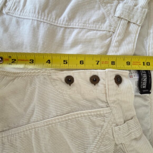 MaxMara Corduroy Winter White Pants Size 10 (Fits like a Size 8) Made in Italy - Picture 4 of 6